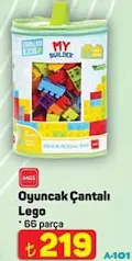 MGS OYUNCAK ÇANTALI LEGO 66 PARÇA fiyat ve kampanya bilgisi
